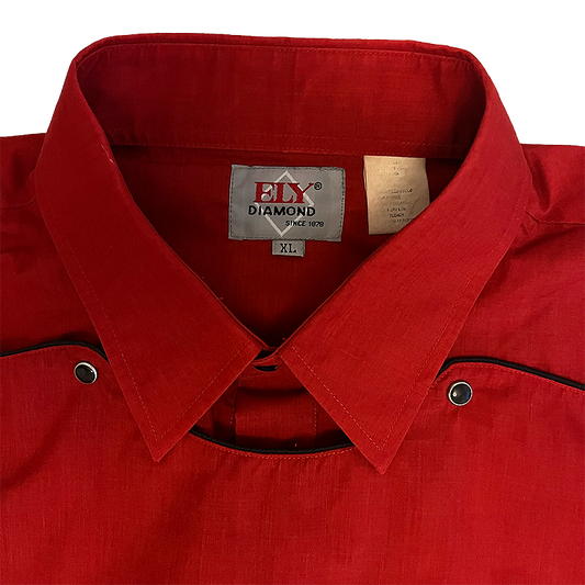 Bib-Front Western Shirt