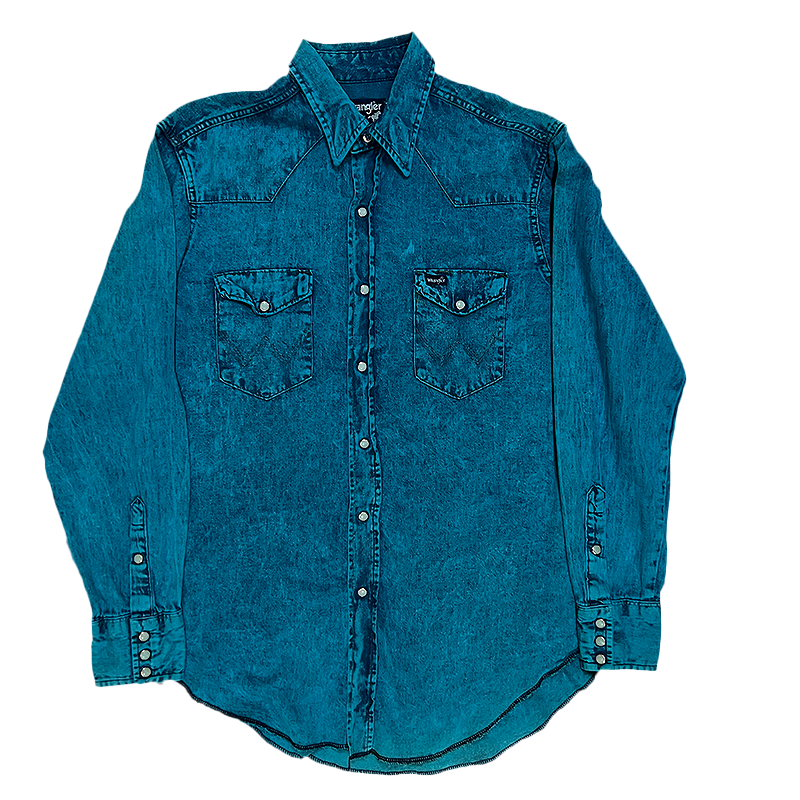 1990s Western Denim Shirt