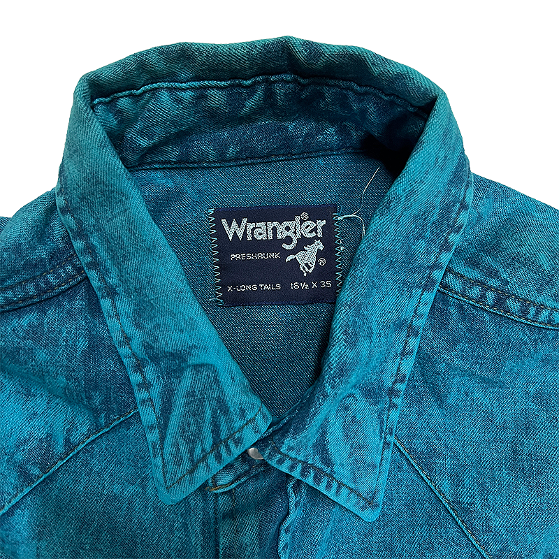 1990s Western Denim Shirt