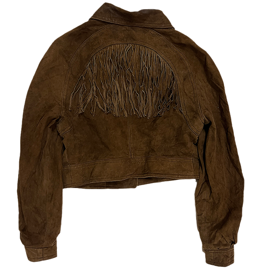Women's Fringed Suede Jacket