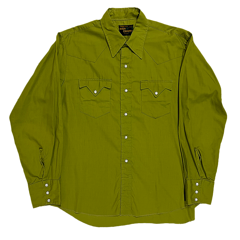 1970s Western Shirt Made In Japan