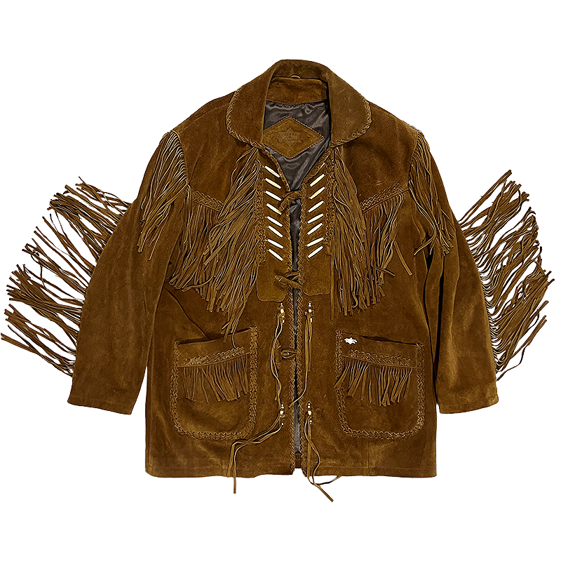 STARS&STRIPES fringe design suède jacket Fringed Suede Jacket – Lasso – The Americana Outfitter