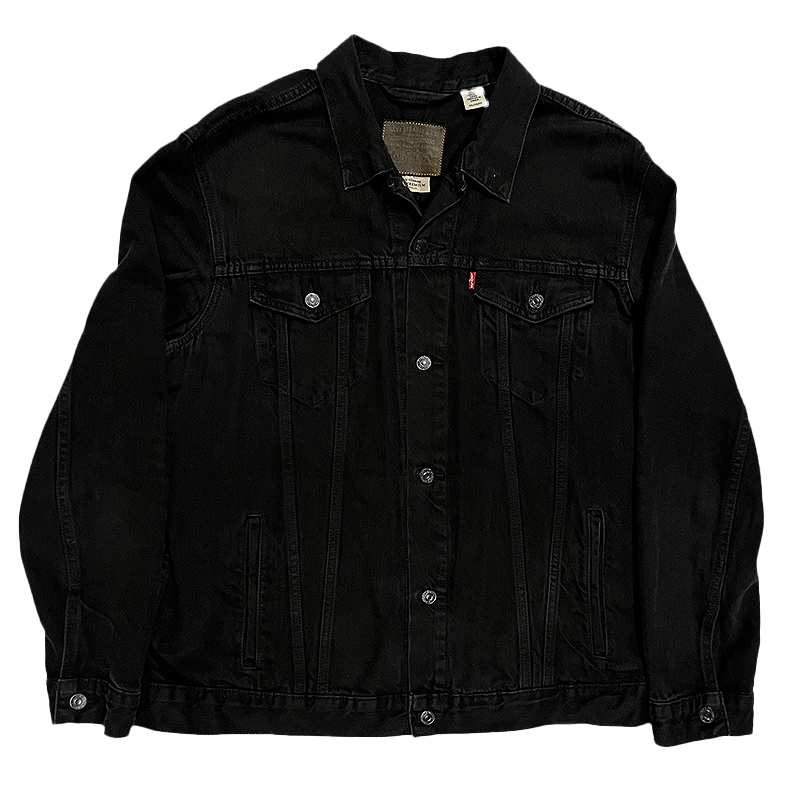 Black Denim Trucker Jacket