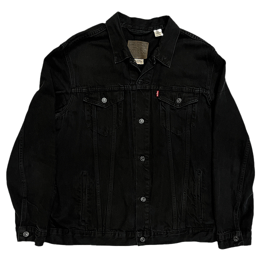 Black Denim Trucker Jacket