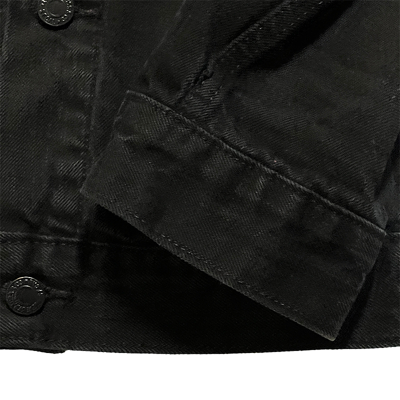 Black Denim Trucker Jacket