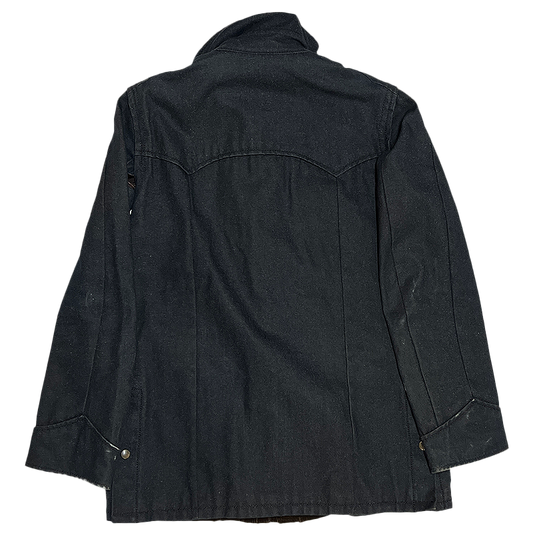 Lined Western Denim Jacket