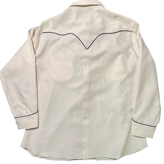 H Bar C embroidered western shirt seen from the back