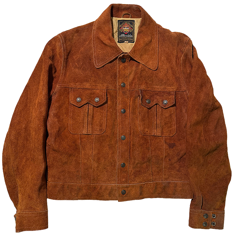 1960s Suede Jacket: Soft Leather and Snap Cuffs – Lasso – Vintage