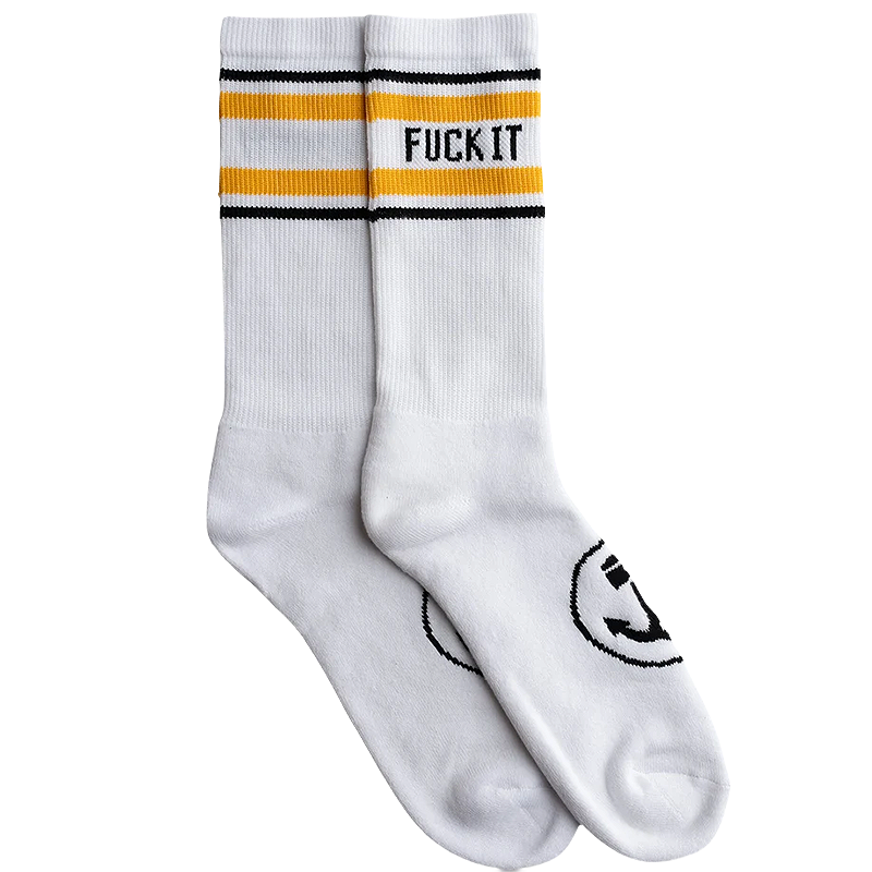 Fuck It Sock, White