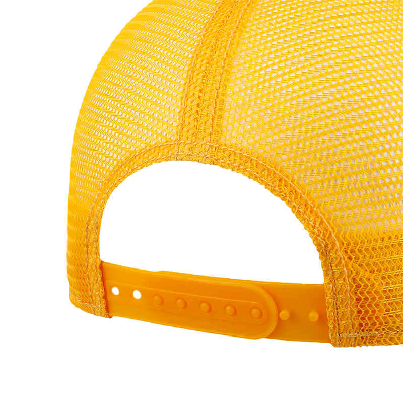 Lettering Trucker Cap, Blue & Yellow