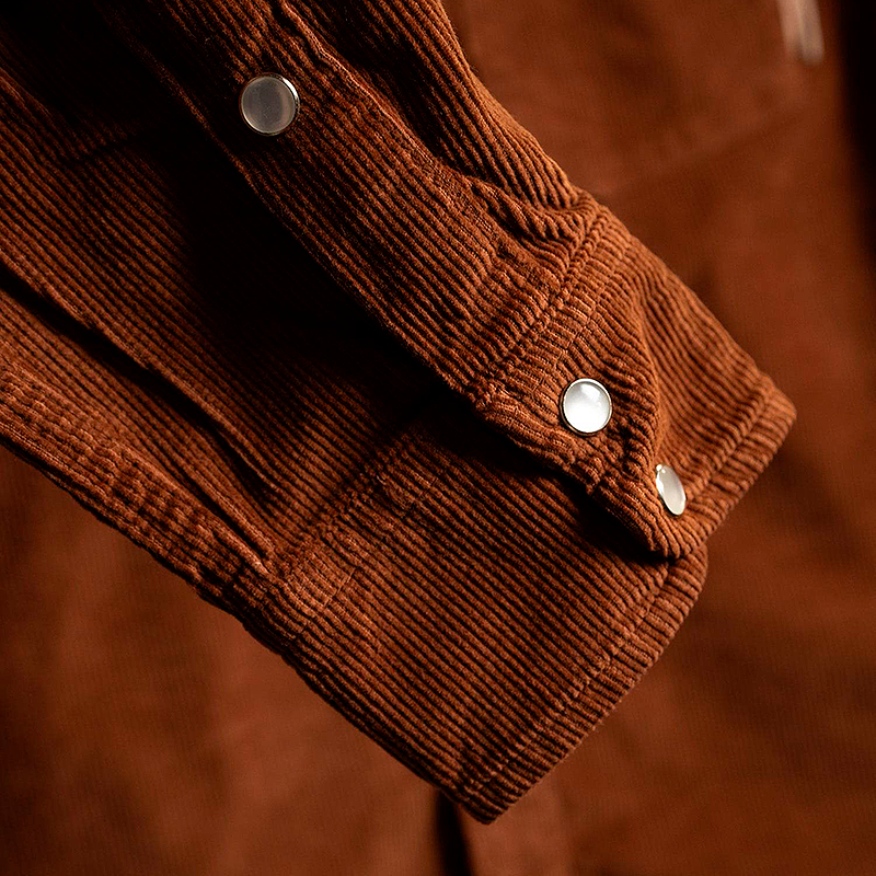 Ojai Corduroy Shirt In Brown