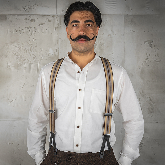 1937 Heavy Duty Braces In Brown