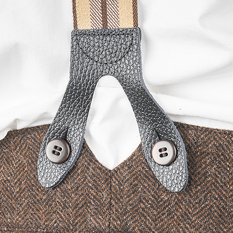 1937 Heavy Duty Braces In Brown