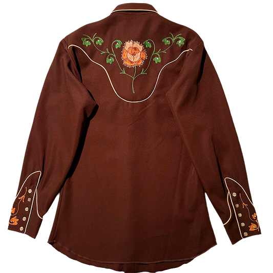 60s/70s Embroidered Western Shirt