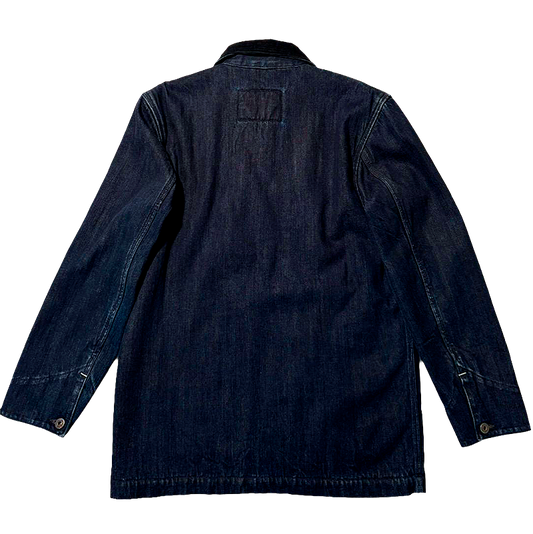 Sherpa-Lined Denim Chore Coat