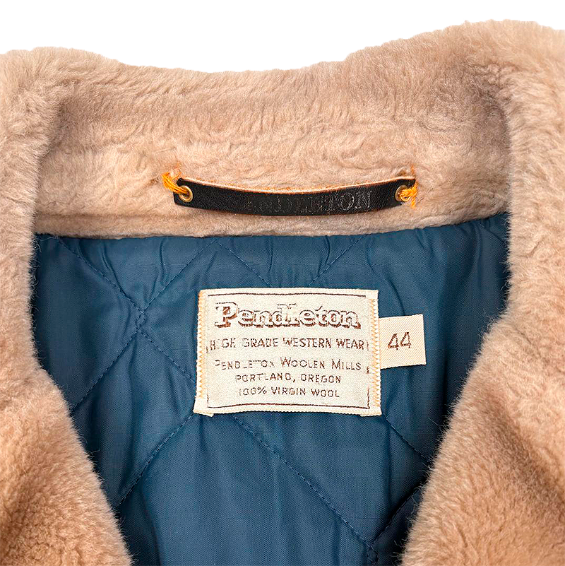 1960s Chief Joseph Shearling Collar Wool Coat