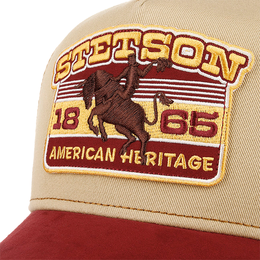 Stetson Heritage Rodeo Trucker Cap close-up