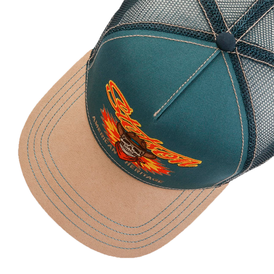 Western Skull Trucker Cap