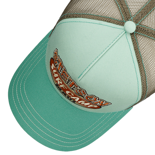 Stetson Surf Camp Trucker Cap seen from above