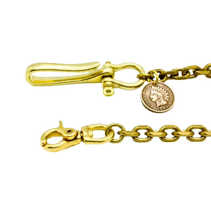 Wallet Forcat Chain With A 1900s Penny