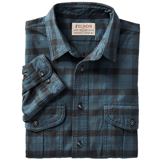 Alaskan Guide Shirt, Midnight Black Plaid