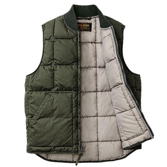 Heritage Cotton Down Vest, Beluga