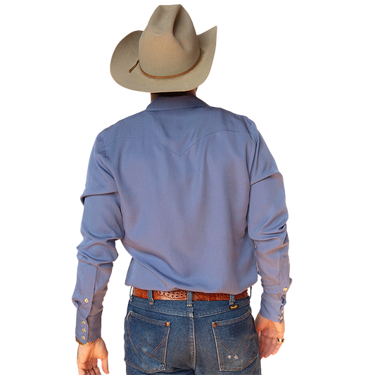 Denver Western Shirt, Periwinkle