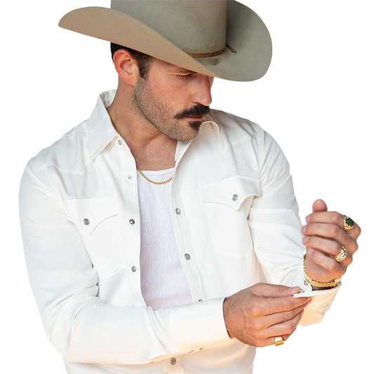 Denver Western Shirt, White