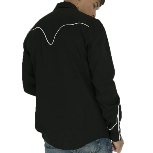 San Fernando Western Shirt, Black