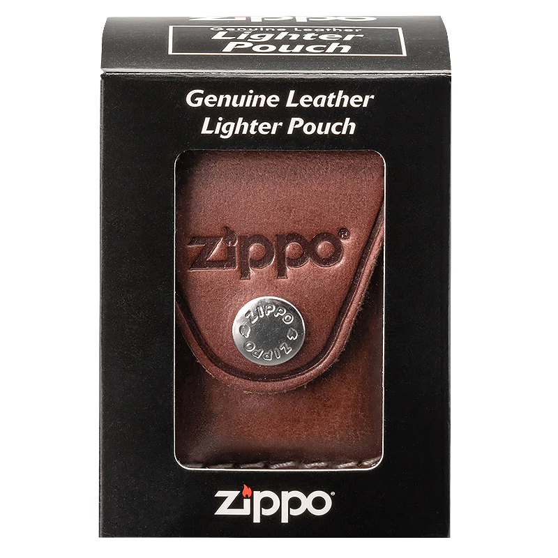 Lighter Pouch, Brown Leather