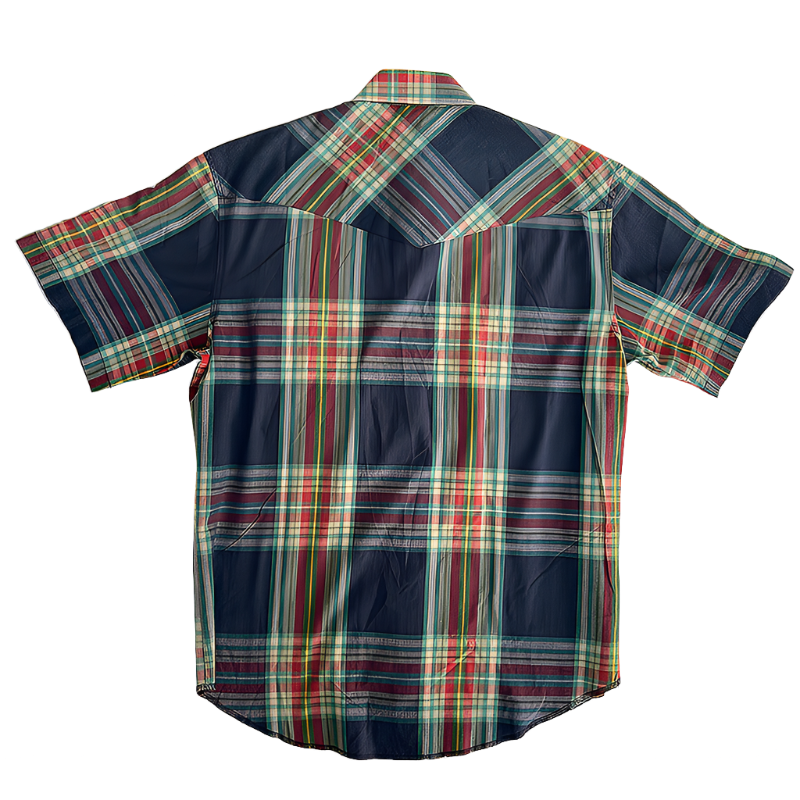 1990s Short Sleeve Western Shirt