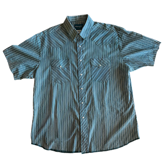 1990s Short Sleeve Western Shirt