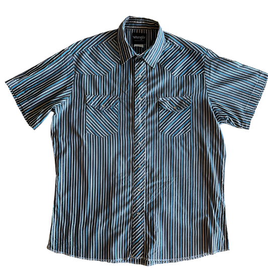 1990s Short Sleeve Western Shirt