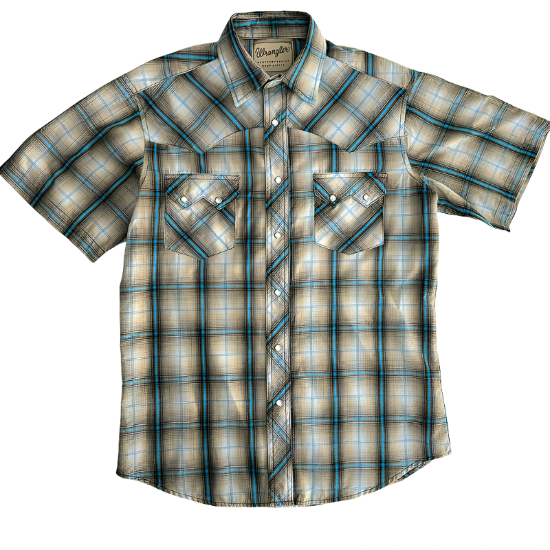 1980s Short Sleeve Western Shirt