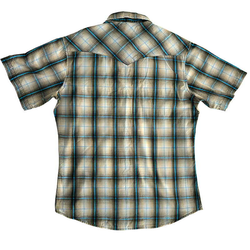 1980s Short Sleeve Western Shirt