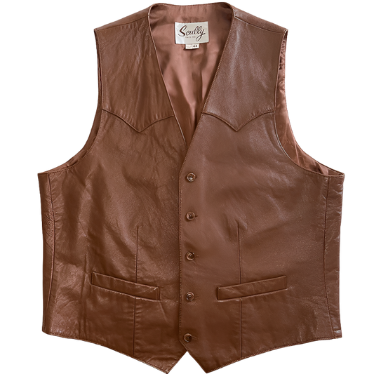 Western Leather Vest