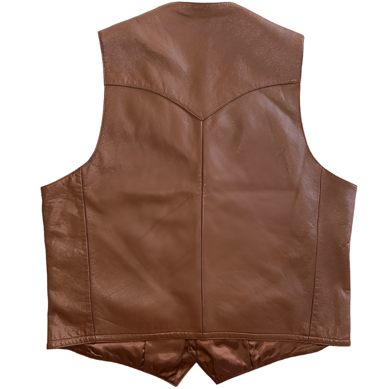 Western Leather Vest