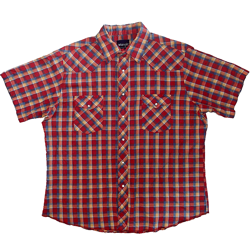 1990s Short Sleeve Western Shirt