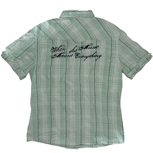 Short Sleeve Western Shirt w/ Embroidered Back