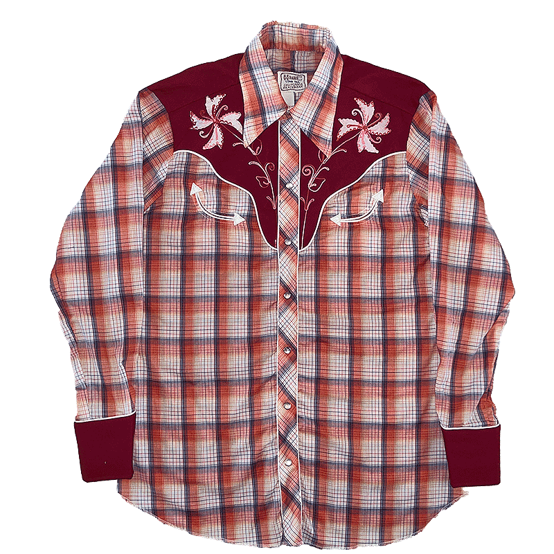 1970s Embroidered Western Shirt