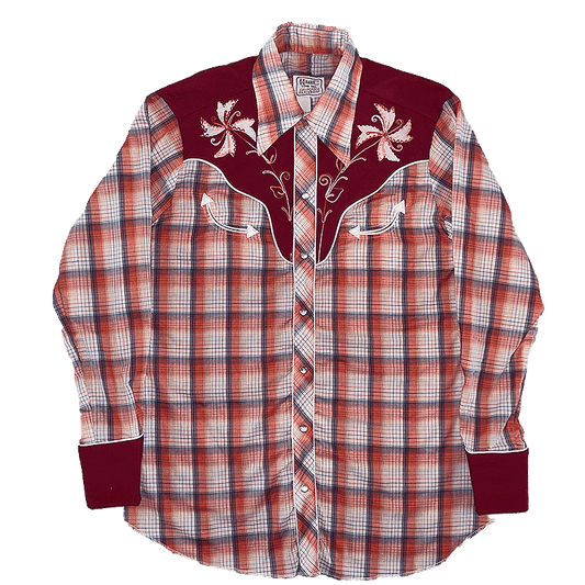 1970s Embroidered Western Shirt