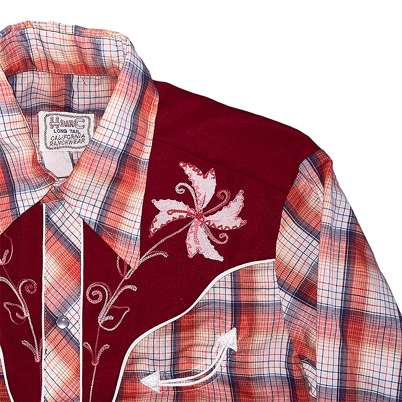 1970s Embroidered Western Shirt