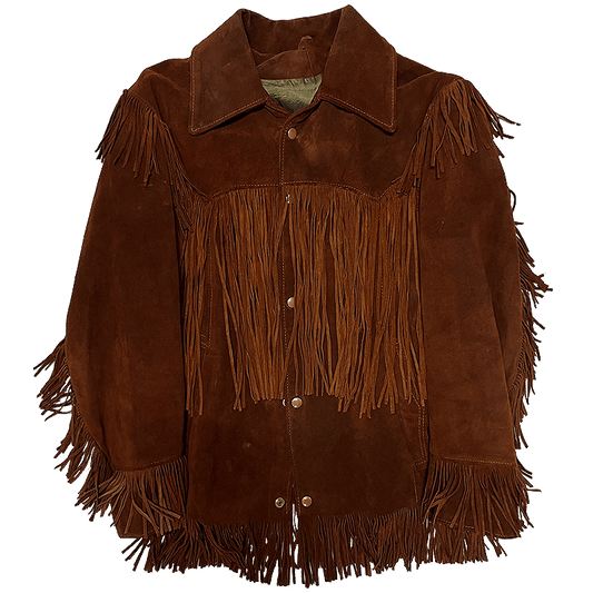 1960s US-Made Fringe Suede Jacket