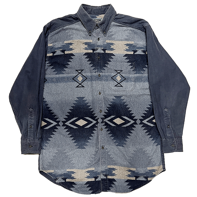 US-Made Aztec Flannel Shirt