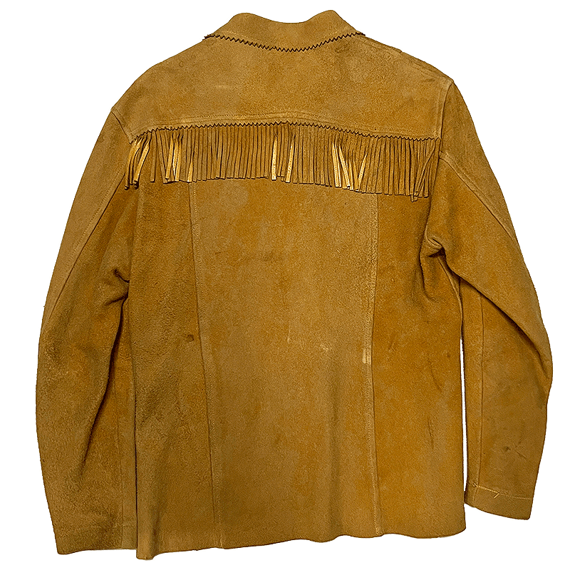 1960s US-Made Fringe Leather Shirt