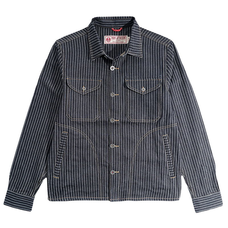 Dogtown Striped Denim Jacket