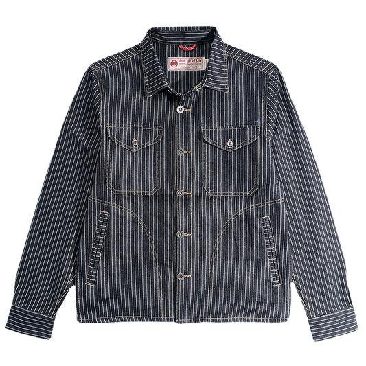 Dogtown Striped Denim Jacket