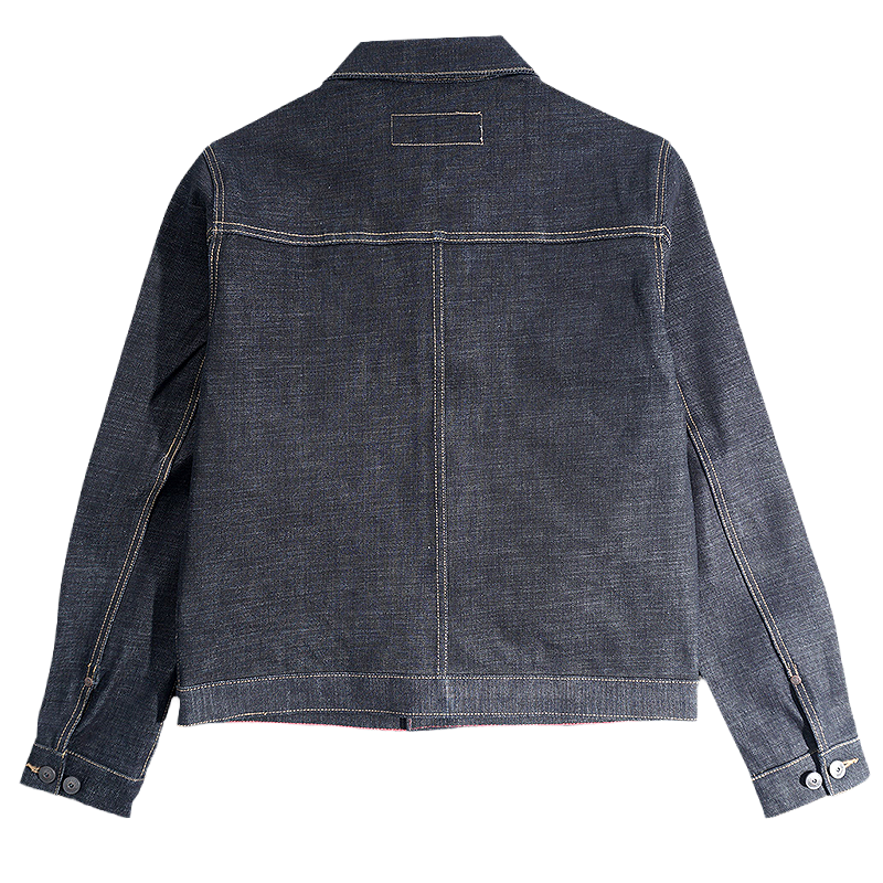 Back view of Iron & Resin Rancho denim jacket