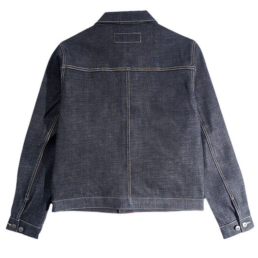 Back view of Iron & Resin Rancho denim jacket