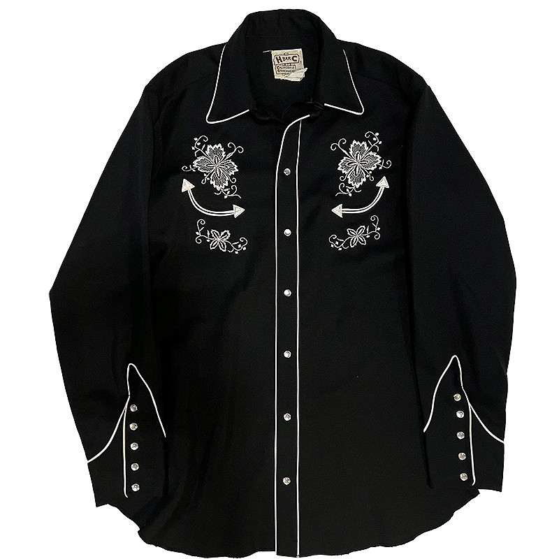 1970s US-Made Embroidered Western Shirt